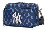 Сумка через плечо унисекс MLB Monogram Collection, Темно-синий - фото 2