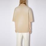 Acne Studios Поло для мужчин, темно-коричневое - фото 6