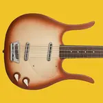 Бас-гитара Danelectro Longhorn Copper Burst - фото