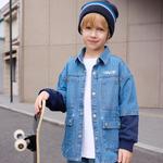 Levis Levi's удобная имитация двухсоставной рубашка пальто lake bottom blue для подростков - фото 5