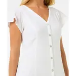 Платье Rip Curl Premium Surf short sleeve midi, белый - фото 5