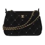 Бархатный клатч CHANEL, Gift Set(Set+Box+Shopping Bag) - фото 2