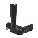 Высокие сапоги женские черные EBLAN - фото 4