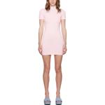 Женское розовое короткое платье с рукавами Alexander Wang - фото 2