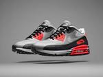 Кроссовки Nike Air Max 90 Lunar C3.0 'Infrared', белый - фото 2