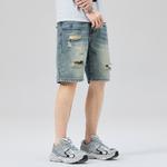 Джинсовые шорты унисекс Maserati, Washed Color - фото 9