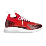 Кроссовки Versace Cross Chainer, красный - фото