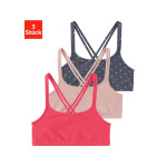 Бюстгальтер BENCH Bralette Bra, цвет Nude/Grey/Pink - фото