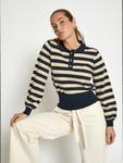 Свитер в полоску SKY CAPTAIN minus - фото 5