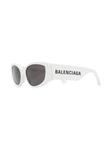 Солнцезащитные очки с логотипом Balenciaga Eyewear, белый - фото 2