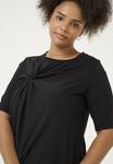 Футболка Kaffe Curve KCELOISA, Black Deep/Mottled Black - фото 4