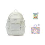 VANWALK Полиэстеровый рюкзак обычный унисекс белый, Preppy White - фото 2