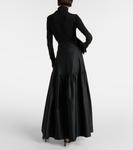 Юбка макси с декором Brasile Max Mara, Nero - фото 3