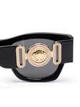 Versace Eyewear солнцезащитные очки с декором Medusa, черный - фото 3