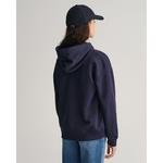 Толстовка Gant Rel Shield Full Zip, синий - фото 2