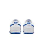 Кроссовки Nike Dunk Low 'White Hyper Royal', белый - фото 4