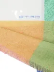 Шарф с узором Etro, белый - фото 2