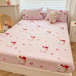 Подогнанная простыня Sanrio, розовый - фото 6