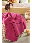 Детское одеяло Wool Knit розового цвета biederlack - фото 4