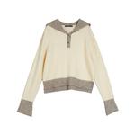 ELLE Свитер Women's Beige Coffee - фото