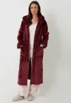 Халат с капюшоном Threadbare, Berry - фото 2