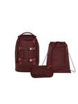 Satch Набор школьных рюкзаков PACK Nordic Ruby, 3 предмета, красный - фото