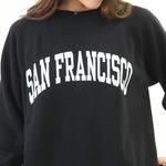Свитшот San Francisco Varsity Best Regards, черный - фото 4