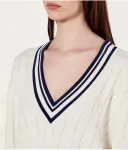 Свитер relaxed fit Marc Cain, экрю - фото 4