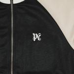 Спортивная куртка Palm Angels Monogram Colorblock Track Jacket, Black/Light Red - фото 3