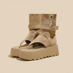 Римские сандалии женские A poinsettia princess, хаки - фото 5