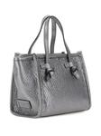 Кожаная сумка-тоут MARCELLA CLUB, серый - фото 3