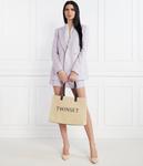 Сумка-шоппер TWINSET, бежевый - фото 3