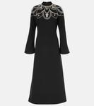 Платье миди с декором Odetta Simkhai, черный - фото