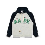 By *A Bathing APE Main Zip Up Jacket Aape, белый - фото