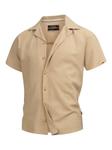 Рубашка с коротким рукавом inrycroft Indicode, бежевый - фото 2
