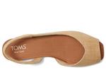 Балетки TOMS Briella Slingback, Almond Raffia - фото 2