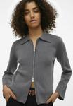 Кардиган Vero Moda VMHANNA , Dark Grey Melange/Mottled Dark Grey - фото 4