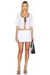 Юбка мартина Sndys, белый - фото 4