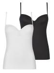 Майка Nina von C. 2er Pack BH, белый черный - фото