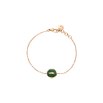 Браслет Pomellato Pom pom dot из золота с малахитом и бриллиантами - фото