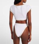 Топ бикини Grace Same, Faux Suede White/Cream - фото 3