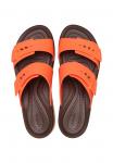 Сандалии BROOKLYN CORK BUCKLE Crocs, оранжевый - фото 3