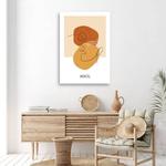 Картина арт-принт KUNSTLOFT Soul Face Line, бежевый - фото 2