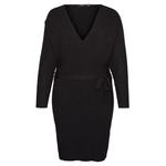 Короткое платье Vero Moda Curve Hollyrem Long Sleeve, коричневый - фото 3