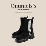 Ботильоны женские черный Ouumeis - фото 3