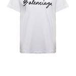 Футболка Balenciaga с короткими рукавами, белый - фото 6