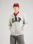 Худи с капюшоном на молнии GAP HERITAGE, Light grey - фото 2