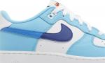 Кроссовки Air Force 1 LV8 2 GS 'Split - Light Photo Blue', синий - фото 2