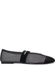 Сетчатые балетки Karl Lagerfeld, черный - фото