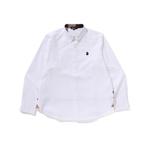 Оксфордская рубашка Bape A BATHING APE, темно-синий - фото 3